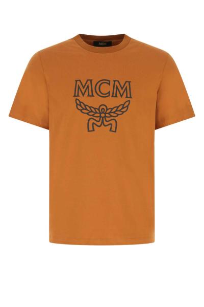 MCM티셔츠 22FW MCM 카멜 코튼 티셔츠 MHTBSMM09 N4