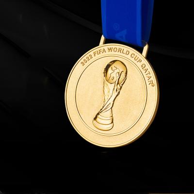 기념품뱃지 HNW 월드컵 메달 동전 시즌 축구 챔피언 배지 복제 황금 도금 기념품 컬렉