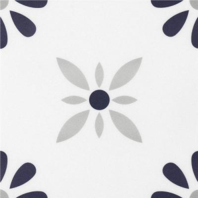 붙이는타일 밍샴라이프 셀프시공 디자인 타일 시트지 10p, 꽃1006