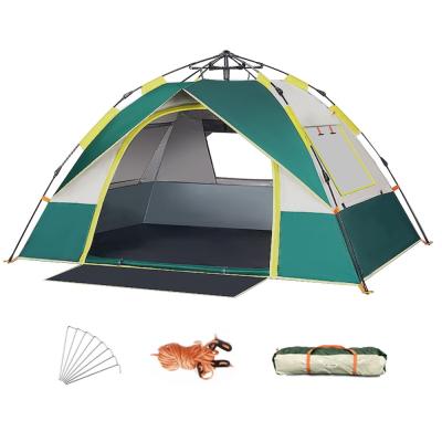 텐트 플랜타트 원터치 자동 텐트 방수 방우 캠핑용 나들이용 간편설치 간편수납 4인용