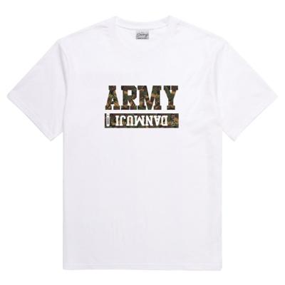 아미후드티 남여공용 사계절 반팔 레이어드티 반팔 티 프린팅 티셔츠 ARMY