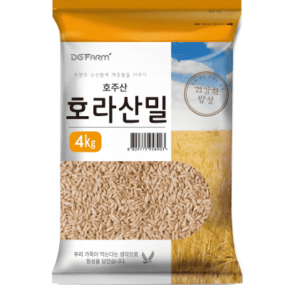 카무트쌀 건강한밥상 호주산 호라산밀, 4kg, 1개