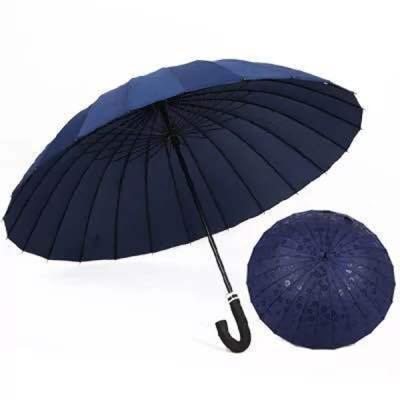 2020스타벅스우산 우산 Water FlowerLong-손잡이 대형 우산 24 리브 골프 스트레이트 강한 바람 저항, 남자 파라과이, 2020