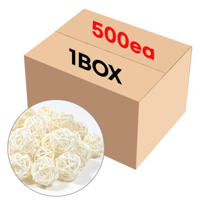 아로마도매 라탄볼 발향볼 화이트 500개(BOX) 디퓨저 리드 스틱 도매, 단일상품