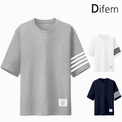 폴햄 디프엠 5부오버핏반팔 포어라인 M~5XL 빅사이즈 남녀공용 반팔티셔츠 반팔 티셔츠