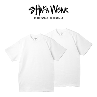 샤카웨어 [2PACK] 샤카웨어 7.5oz 맥스 해비 웨이트 반팔 무지 티셔츠